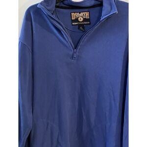 Duluth Trading Sweater Mens Large Tall 1/4‎ Zip Stretch